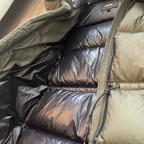 Mackage Freya dark green small down jacket puffer - Picture 2 of 4
